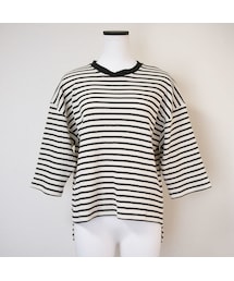 no brand | BORDERワッフルTOPS(Tシャツ/カットソー)