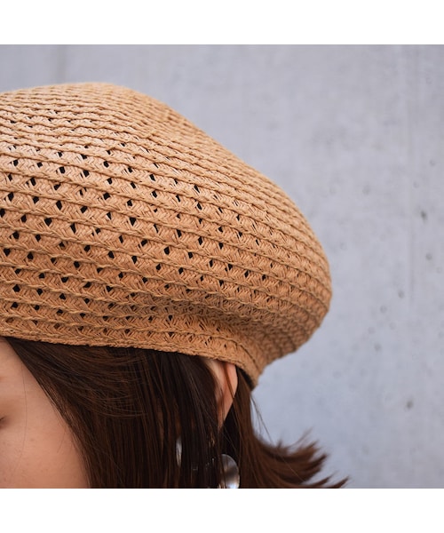 no brand（ノーブランド）の「【 MORE SALE 】ペーパーベレー帽（ハンチング/ベレー帽・レディース・その他）」の5枚目の写真