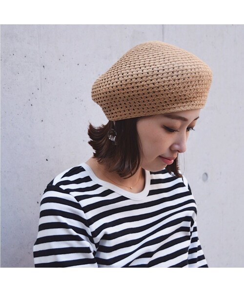 no brand（ノーブランド）の「【 MORE SALE 】ペーパーベレー帽（ハンチング/ベレー帽・レディース・その他）」の2枚目の写真