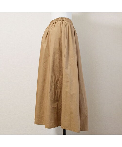 no brand(ノーブランド)の「カラーコットンロングSK(スカート・レディース・その他)」の11枚目の写真