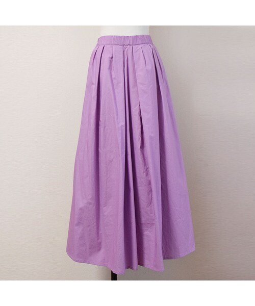 no brand(ノーブランド)の「カラーコットンロングSK(スカート・レディース・その他)」の12枚目の写真