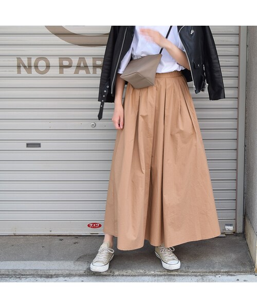 no brand(ノーブランド)の「カラーコットンロングSK(スカート・レディース・その他)」の7枚目の写真