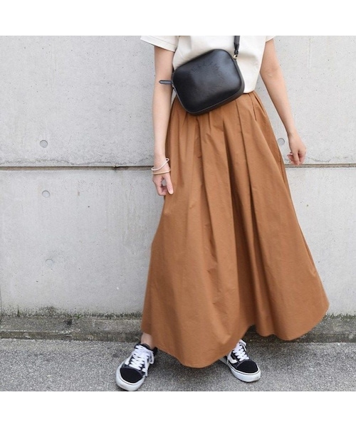 no brand(ノーブランド)の「カラーコットンロングSK(スカート・レディース・その他)」の2枚目の写真