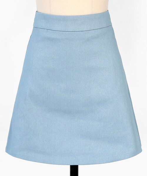 DHOLIC（ディーホリック）の「Aラインミニマルスカート（スカート・レディース・ホワイト/その他/ブルー/ベージュ/ブラック/ピンク・S/M）」の4枚目の写真