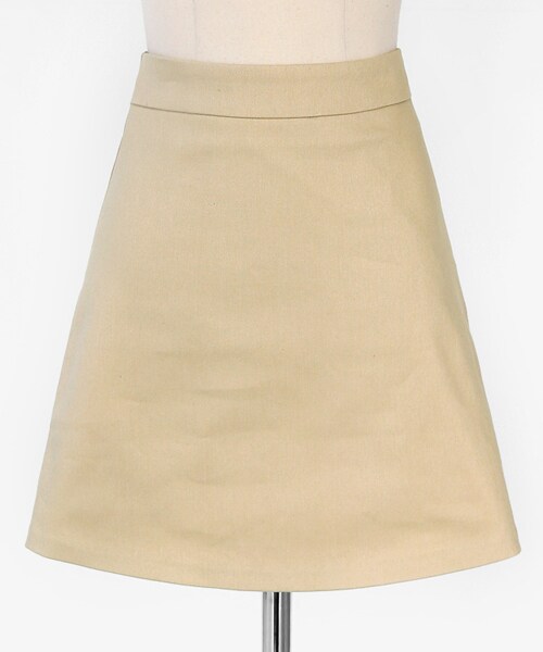 DHOLIC（ディーホリック）の「Aラインミニマルスカート（スカート・レディース・ホワイト/その他/ブルー/ベージュ/ブラック/ピンク・S/M）」の3枚目の写真