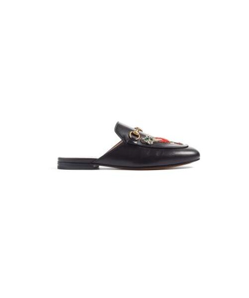 GUCCI(グッチ)の「Gucci Princetown Mule Loafer(シューズ・レディース・Black・7us / 37eu/5.5us / 35.5eu/10us / 40eu/5us / 35eu/6us / 36eu/6.5us / 36.5eu/7.5us / 37.5eu/8us / 38eu)」の3枚目の写真