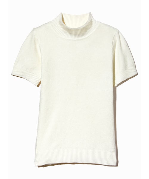 GRL（グレイル）の「ハイネックニットトップス（ニット/セーター・レディース・レッド/ブラック/ブルー/オフホワイト/ボルドー/ブラウン/グレージュ・M）」の2枚目の写真