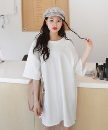 DHOLIC | スリットTシャツワンピース(ワンピース)