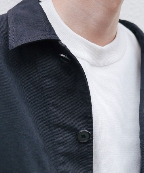 LIDNM（リドム）の「ガーメントダイカバーオール（カバーオール・メンズ・ブラック・S/M/L）」の4枚目の写真