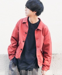 LIDNM | ガーメントダイカバーオール(カバーオール)