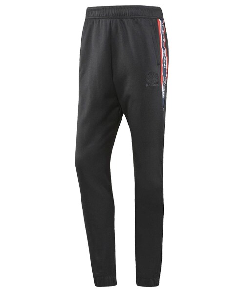 Reebok(リーボック)の「F FRANCHISE TRACKPANT(その他パンツ・レディース・ブラック/ブルー・M/L/O/XO)」の1枚目の写真