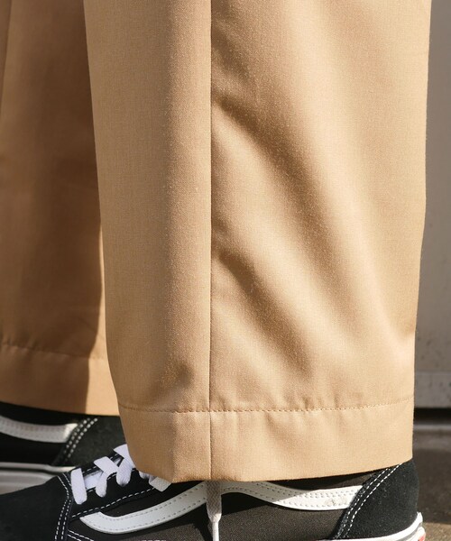 LIDNM（リドム）の「ビエラギャバワイドスラックス（スラックス・メンズ・ベージュ・S/M/L）」の7枚目の写真