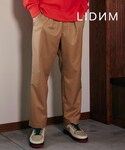 LIDnM | ビエラギャバワイドスラックス(西裝休閒褲)