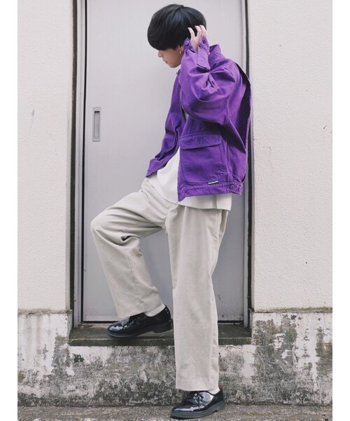 LIDNM（リドム）の「コーデュロイワイドパンツ（スラックス・メンズ・ベージュ・S/M/L）」の9枚目の写真