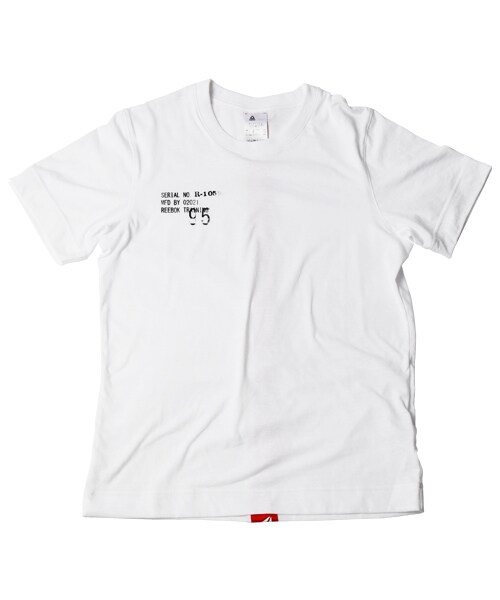 Reebok(リーボック)の「ワンシリーズ SF テープロゴ Tシャツ(Tシャツ/カットソー・レディース・ブラック/ホワイト・M/L/O)」の2枚目の写真