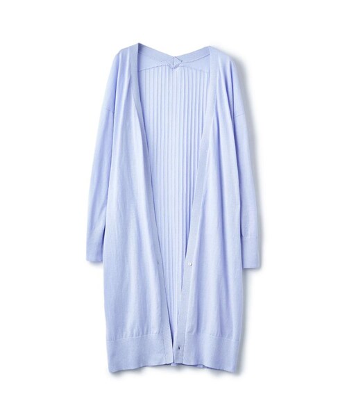 NINE(ナイン)の「NINE High Twist Cotton 2way Cardigan(カーディガン/ボレロ・レディース・パープル・F)」の1枚目の写真
