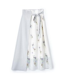 NINE | NINE Linen Organdie Embroidery Skirt(スカート)