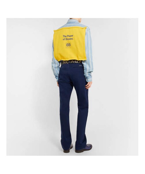 BALENCIAGA(バレンシアガ)の「Balenciaga Oversized Button-Down Collar Striped Denim Shirt(シャツ/ブラウス・メンズ・Blue・Eu41/Eu42/Eu40/Eu39/Eu38/Eu37)」の5枚目の写真