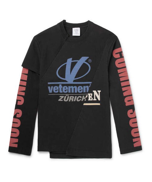 VETEMENTS（ヴェトモン）の「Vetements Cut & Sew Slim-Fit Printed