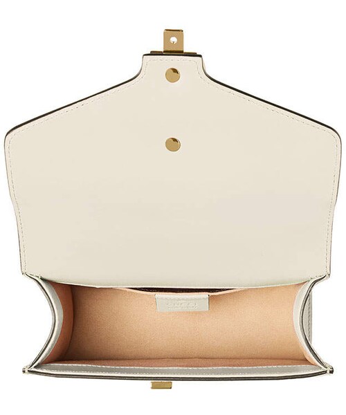 GUCCI（グッチ）の「Gucci Sylvie Leather Mini Chain Shoulder Bag（ショルダーバッグ・レディース・White・One Size）」の2枚目の写真