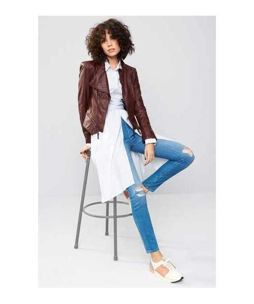 Blank NYC（-）の「BLANKNYC Faux Leather Jacket（ライダース 