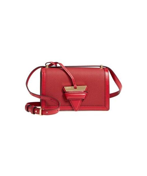 LOEWE（ロエベ）の「LOEWE Small Barcelona Grainy Leather Crossbody Bag（ショルダーバッグ・レディース・White/Red・One Size）」の2枚目の写真