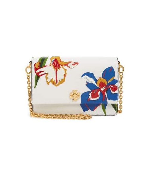 TORY BURCH(トリーバーチ)の「Tory Burch Kira Applique Flower Leather Shoulder Bag(ショルダーバッグ・レディース・White・One Size)」の5枚目の写真