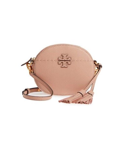 TORY BURCH(トリーバーチ)の「Tory Burch McGraw Leather Crossbody Bag(ショルダーバッグ・レディース・Beige/Black/White/Red・One Size)」の1枚目の写真