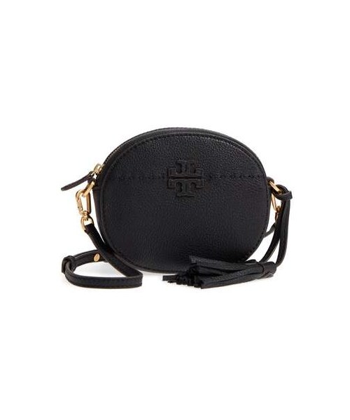 TORY BURCH(トリーバーチ)の「Tory Burch McGraw Leather Crossbody Bag(ショルダーバッグ・レディース・Beige/Black/White/Red・One Size)」の3枚目の写真