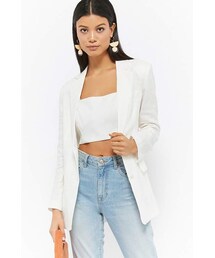 FOREVER 21 | Forever 21 Linen Single-Breasted Blazer(テーラードジャケット)