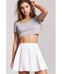 FOREVER 21 | Forever 21 Box Pleat Mini Skirt(スカート)