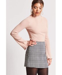 FOREVER 21 | Forever 21 Houndstooth A-Line Mini Skirt(スカート)