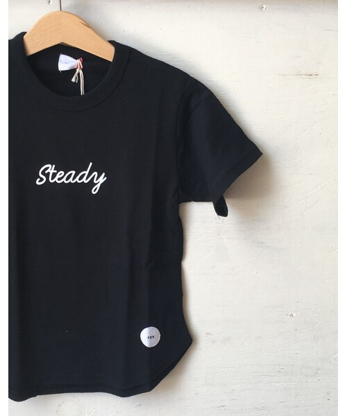 cache cache（カシュ カシュ）の「FOV  steady　Tシャツ(ブラック）（Tシャツ/カットソー・キッズ・その他）」の2枚目の写真
