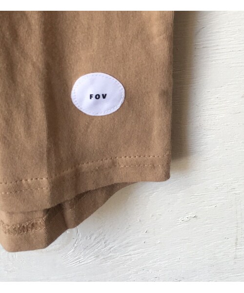 cache cache（カシュ カシュ）の「FOV  PLAIN Tシャツ(キャメル）（Tシャツ/カットソー・キッズ・その他）」の3枚目の写真