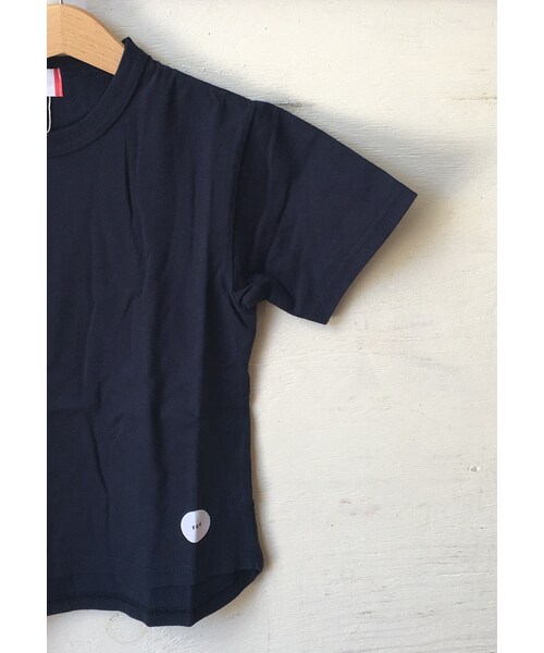 cache cache（カシュ カシュ）の「FOV  PLAIN Tシャツ(ネイビー）（Tシャツ/カットソー・キッズ・その他）」の2枚目の写真