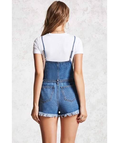 forever 21 womens overall shorts