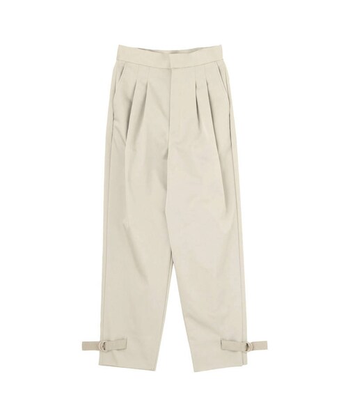 ELENDEEK(エレンディーク)の「ELENDEEK SIDE HEM BELT PANTS(その他パンツ・レディース・ベージュ・01)」の1枚目の写真