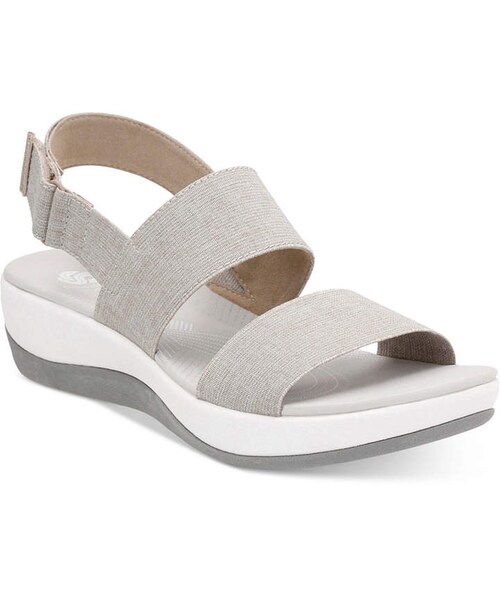 Clarks（クラークス）の「Clarks Collection Women's Arla Jacory Flat Sandals Women's Shoes（その他シューズ・レディース・Black/Brown/Blue・10M/11M/5M/6M/7.5M/7M/8.5M/8M/9.5M/9M）」の2枚目の写真