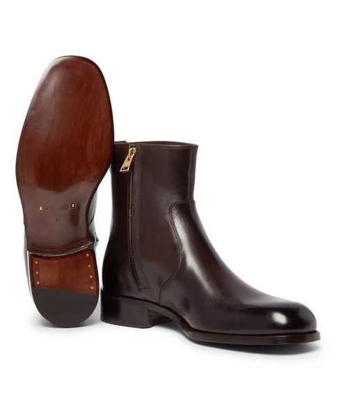 TOM FORD ブラウン ワークブーツ トムフォード Tom Ford 靴 ブーツ ブラウン 42 8TT スーツ メガネ
