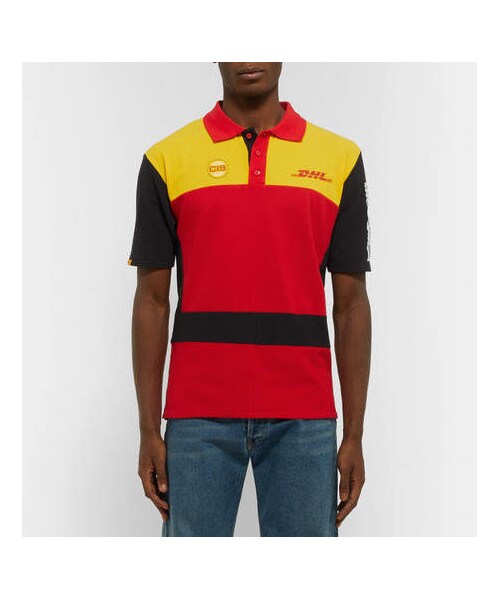 VETEMENTS（ヴェトモン）の「Vetements + Dhl Slim-Fit Appliquéd