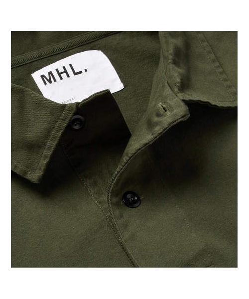 名品 人気品【MARGARET HOWELL】シルクウール ポロシャツ MARGARET HOWELL 2024SS マーガレットハウエル COTTON LINEN