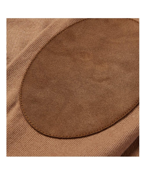 Maison Margiela(メゾンマルジェラ)の「Maison Margiela Suede Elbow-Patch Cotton And Wool-Blend Sweater(ニット/セーター・メンズ・Brown・S/M/XL/L/XXL)」の4枚目の写真