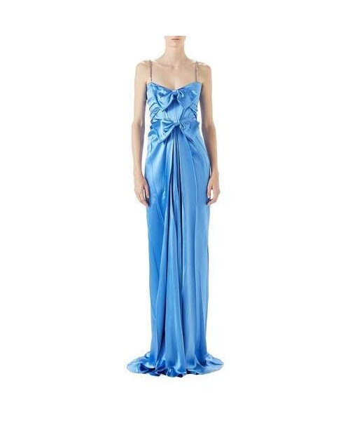 GUCCI（グッチ）の「Gucci Satin Draped Gown（ワンピース）」 WEAR