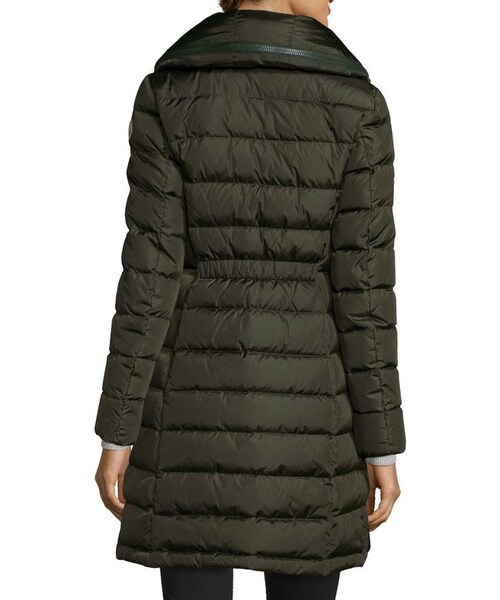 MONCLER（モンクレール）の「Moncler Flammette Long Puffer Jacket（ジャケット/アウター・レディース・Beige/Green・5/00）」の5枚目の写真