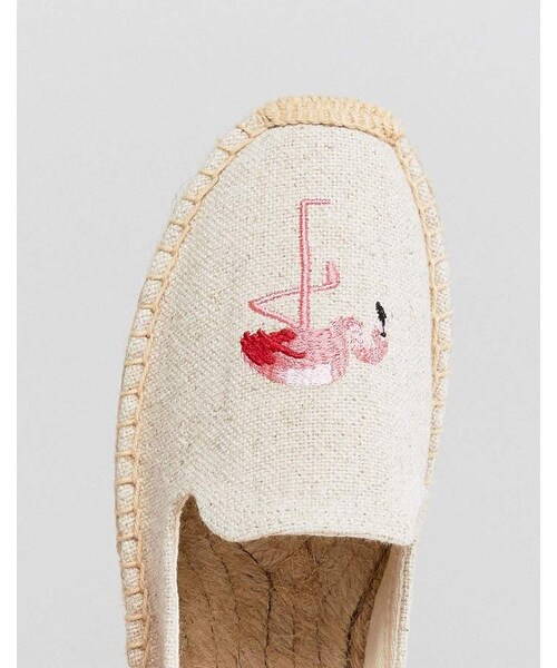 SOLUDOS（ソルドス）の「Soludos Flamingo Platform Espadrilles（その他シューズ・レディース・Beige・Us 7/Us 9/Us 6/Us 5/Us 10/Us 8）」の4枚目の写真
