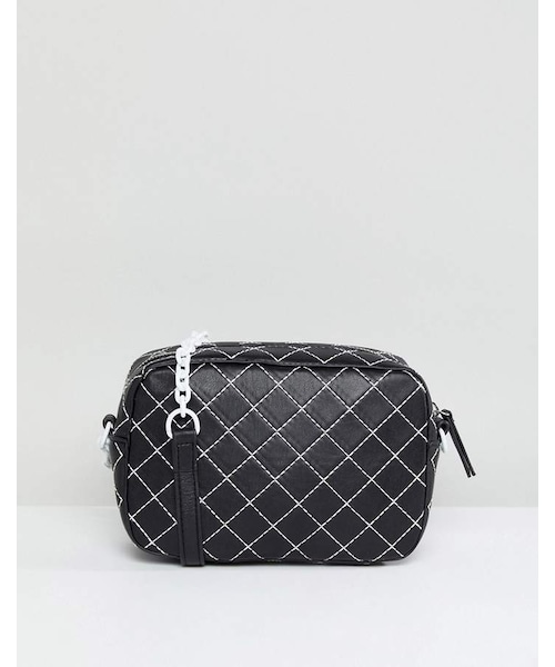 MANGO（マンゴ）の「Mango Quilted Contrast Cross Body Bag（ショルダーバッグ）」 WEAR