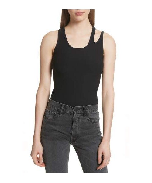 HELMUT LANG（ヘルムートラング）の「Helmut Lang Slash Shoulder Tank
