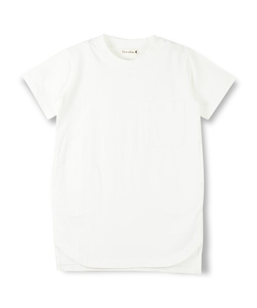 BRANSHES(ブランシェス)の「ビッグシルエット半袖ワンピース(ワンピース・キッズ・ブラック/オフホワイト・90~140)」の1枚目の写真