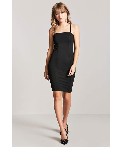 FOREVER 21(フォーエバー トゥエンティーワン)の「Forever 21 Cami Bodycon Mini Dress(ワンピース・レディース・Black/Red/Purple・Small/Medium/Large)」の5枚目の写真