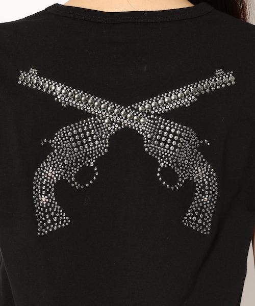 roar（ロアー）の「roar/ロアー/GLT-15B/定番BACKピストルTシャツ  